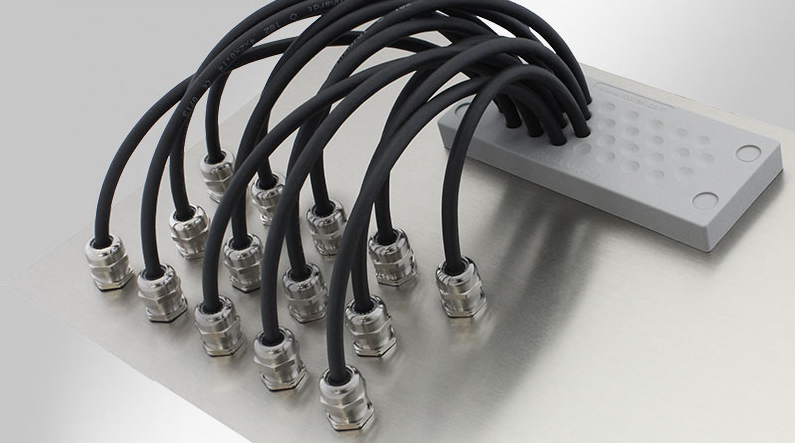 Passacavi con membrane per cavi non intestati Impermeabili IP66 / IP68