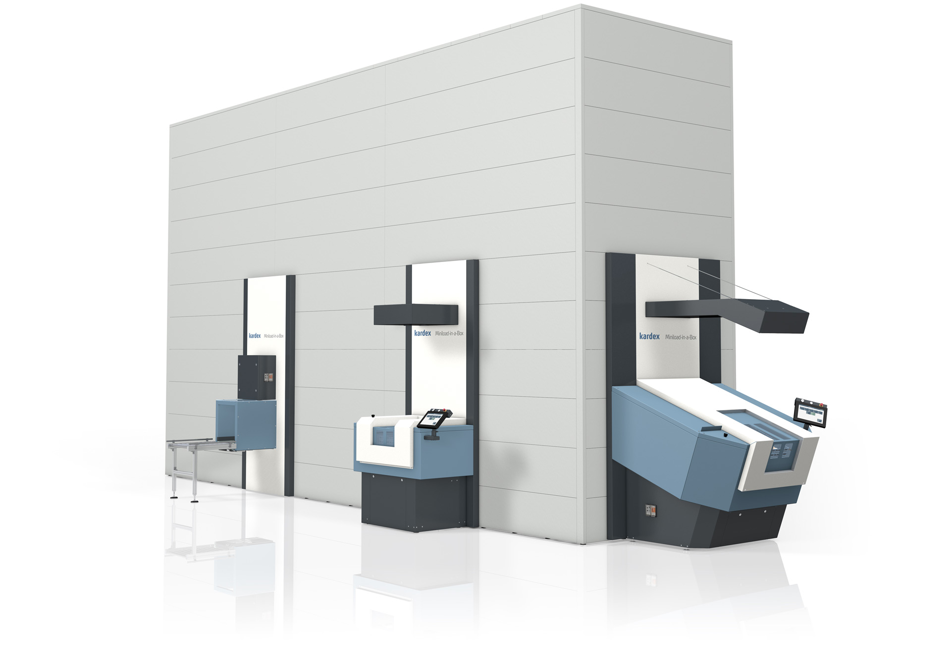 Vertical Buffer Module Kardex Miniload-in-a-Box