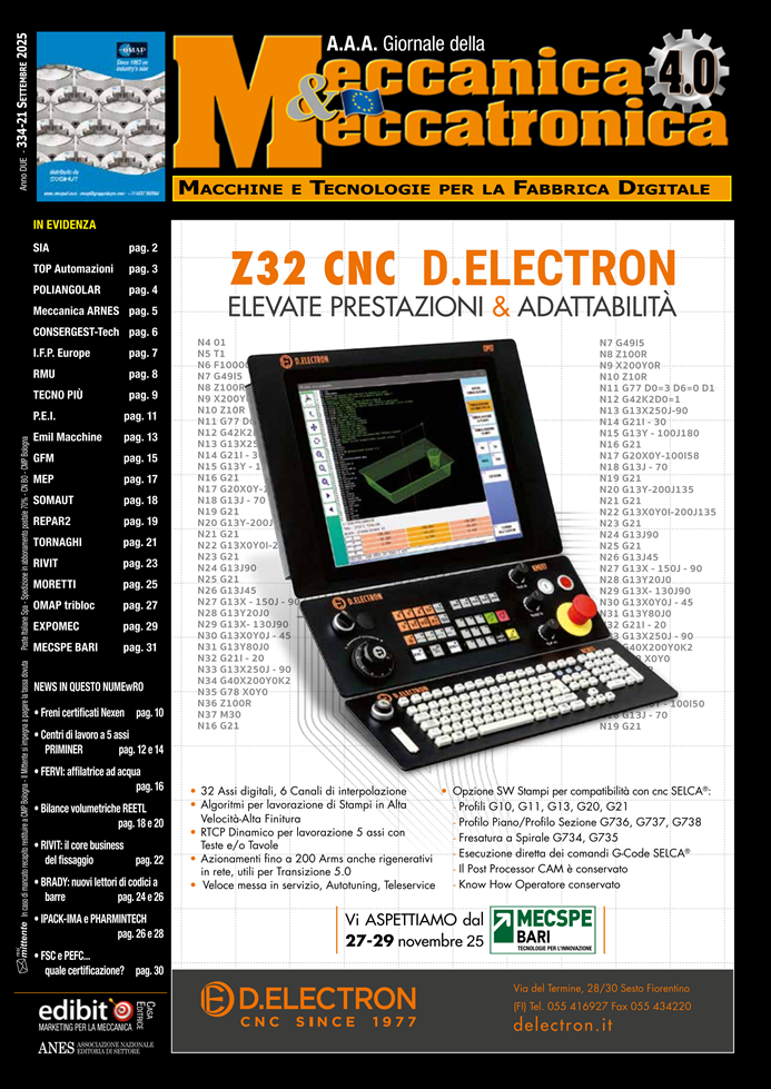 Rivista MECCANICA&MECCATRONICA